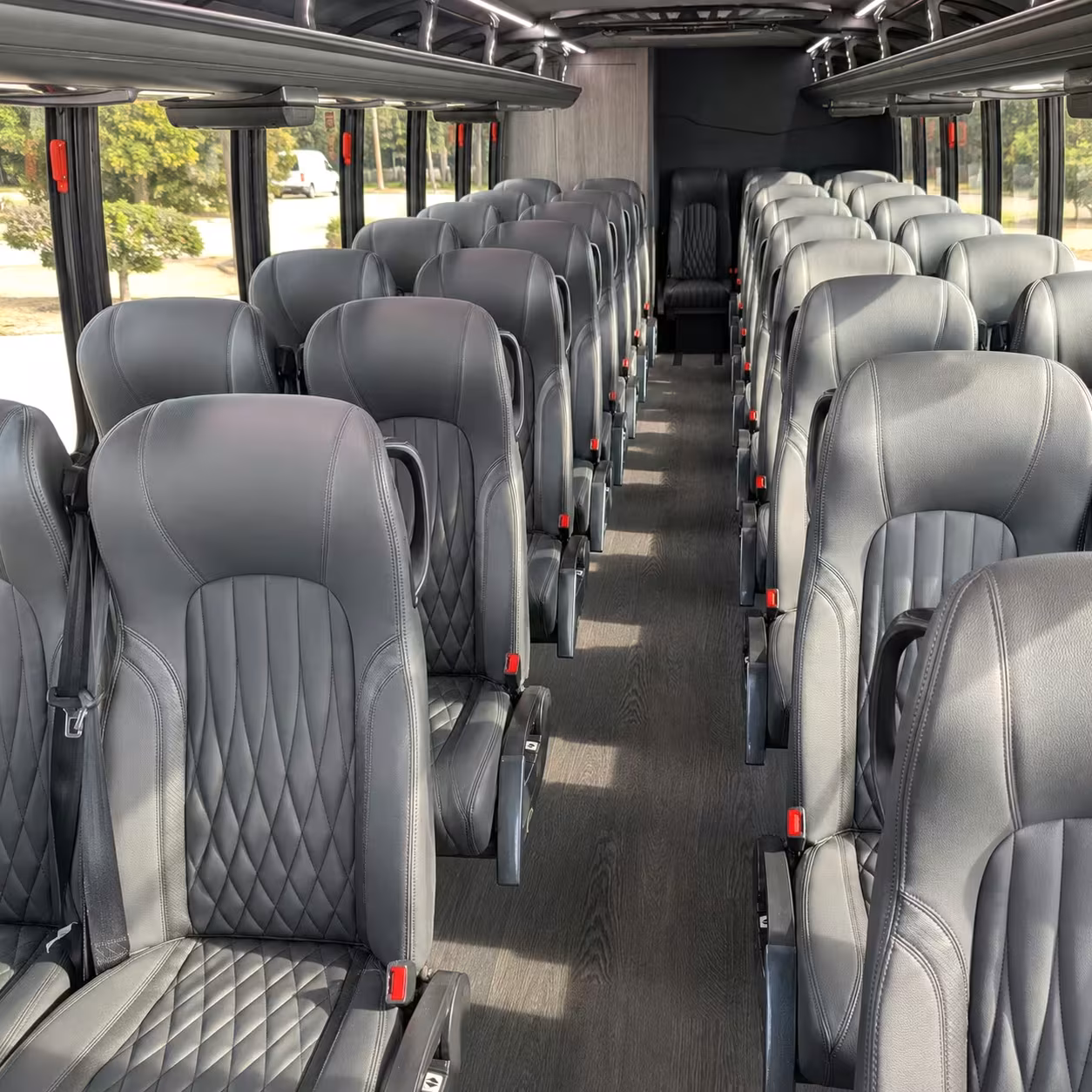 25 passenger minibus inside