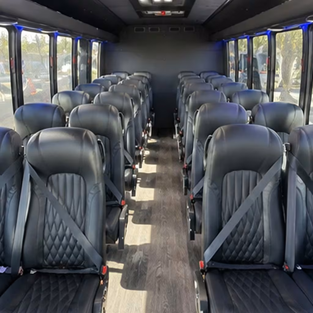 30 passenger minibus inside
