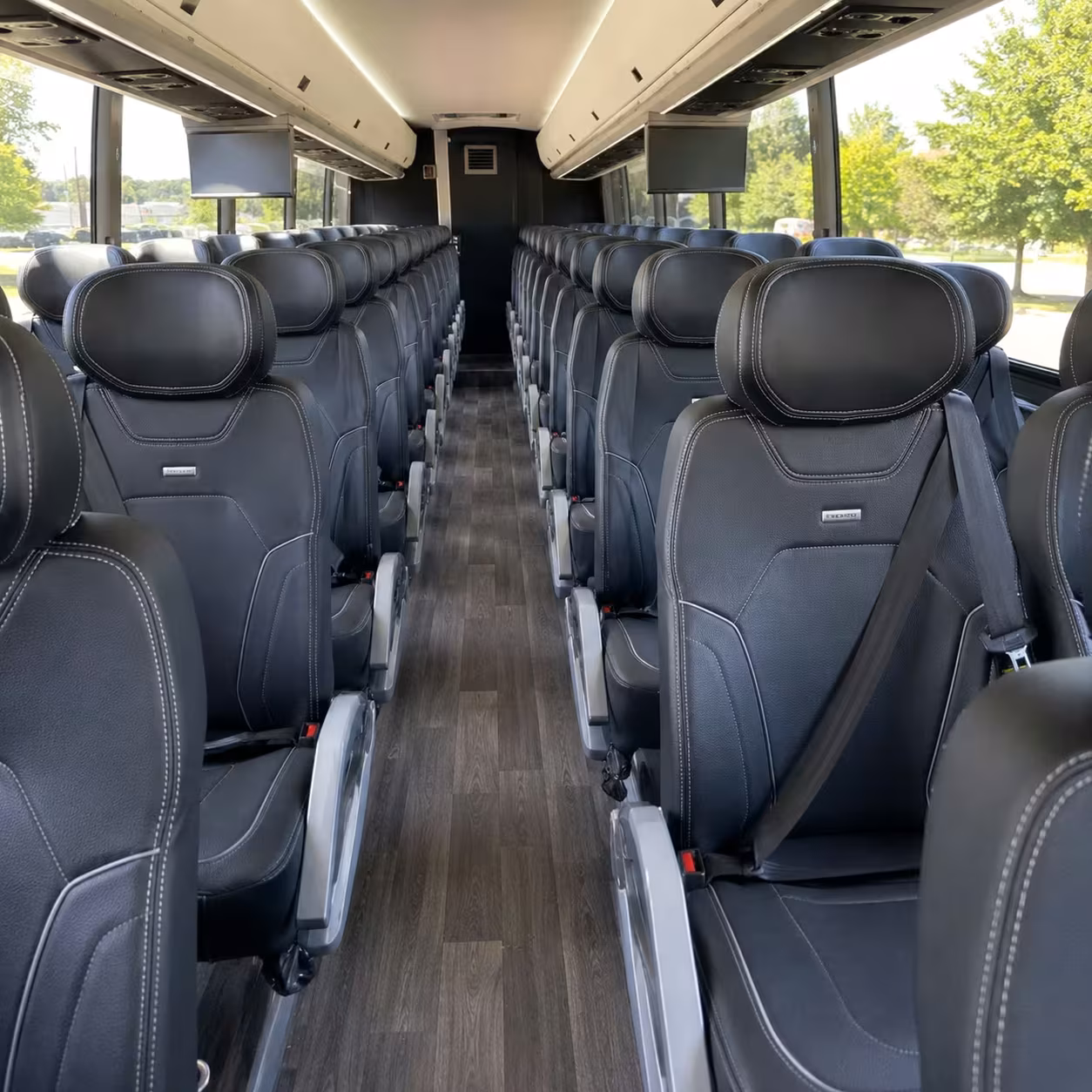 livonia charter bus rentals to little caesars arena