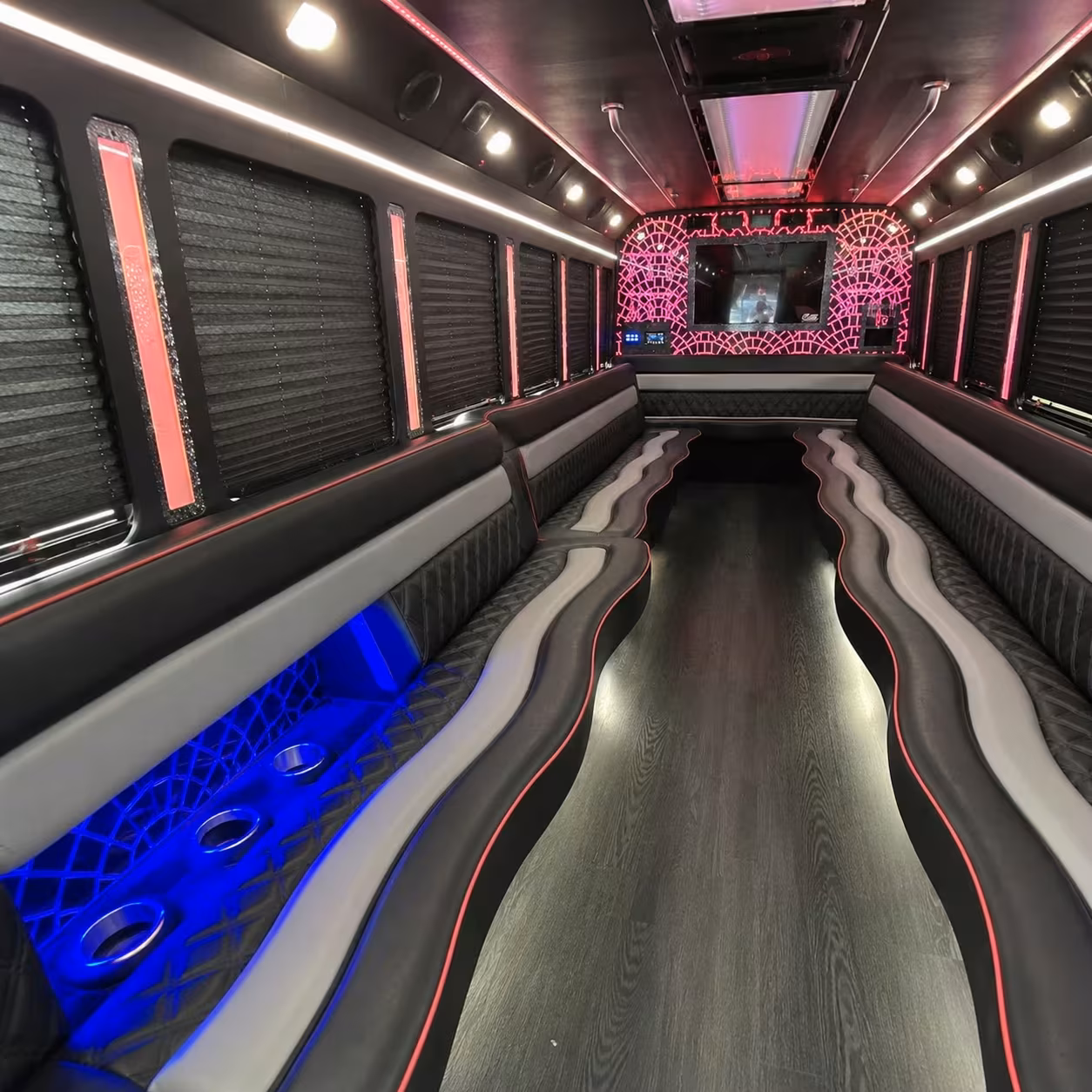 livonia party buses for the bride groom and wedding party